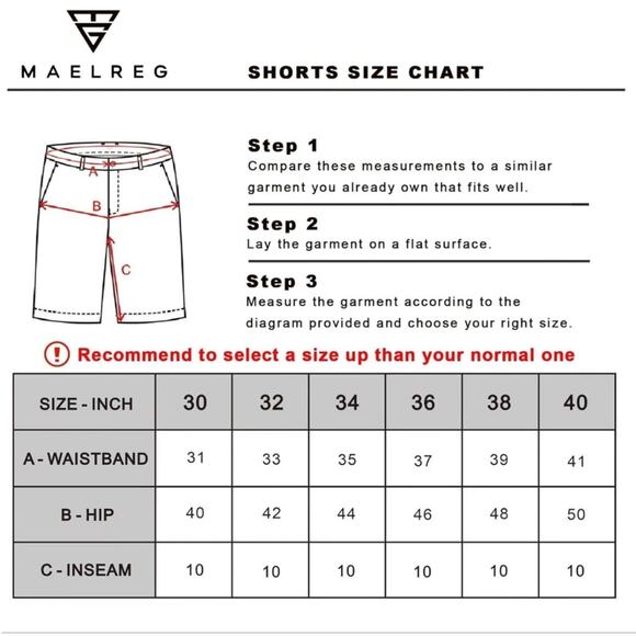 Men's Golf Shorts Print Quick Dry 10'' Inseam Blue Leopard.  Size 34 - Picture 9 of 10